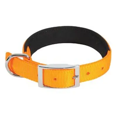 Obojek pes soft nylon oranžový 25mm/50cm Zolux