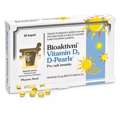 Bioaktivní Vitamin D3 D Pearls Cps.80