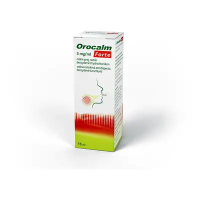 Orocalm Forte 3mg/ml orální sprej 15ml