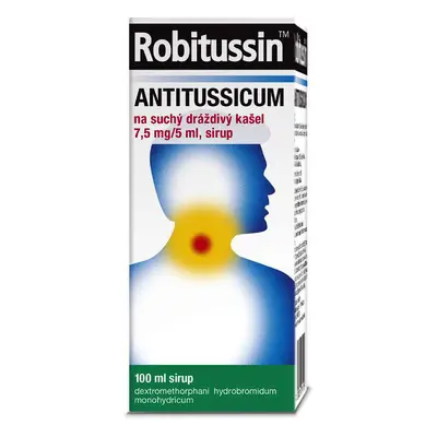 Robitussin Antitussicum na suchý dráždivý kašel sirup 100ml