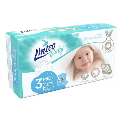 Dětské Plenky Linteo Baby Premium 3 Midi 5-9kg 54ks