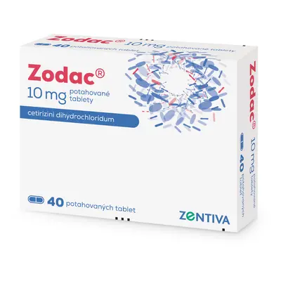 Zodac 10mg 40 tablety