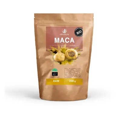 Allnature Maca Prášek Raw Bio 200g