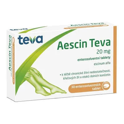 Aescin Teva 20mg 30 tablet