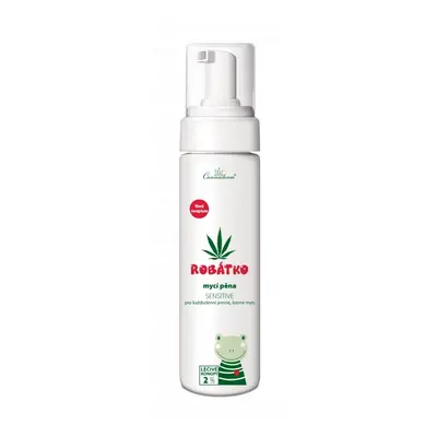 Cannaderm Robátko mycí pěna sensitive 200ml