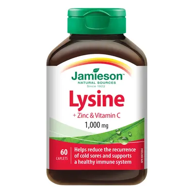 Jamieson Lysin 1000mg Se Zinkem A Vit.c Tbl.60