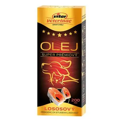 Vitar Veterinae lososový olej 200ml