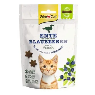 Gimcat soft snacks kachna s borůvkami 60g