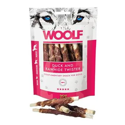 Woolf pochoutka duck&rawhide twister 100g