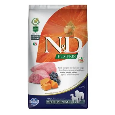 N&D Pumpkin Dog Adult M/L Lamb & Blueberry 2,5kg