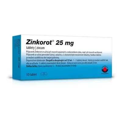 Zinkorot 25mg 50 tablet