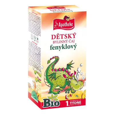 Apotheke Dětský čaj Bio Fenyklový 20x1.5g