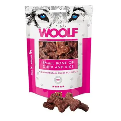 Woolf pochoutka small bone of duck and rice 100g