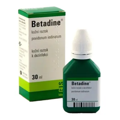 Betadine kožní roztok 30ml