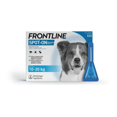 Frontline spot-on pro psy M 1,34 ml 3 pipety