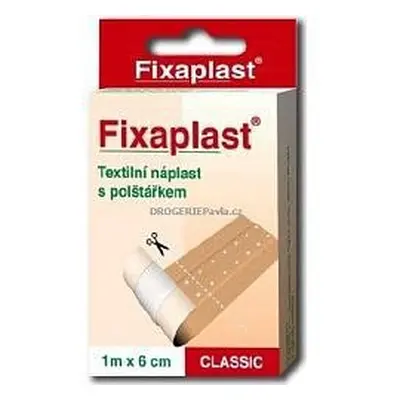 Fixaplast Classic Tex.náplast S Polštářkem 1mx6cm