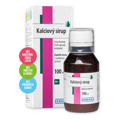 Kalciový Sirup Generica 100ml