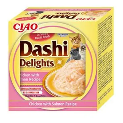 Churu Cat Ciao Dashi kuře s lososem 70g