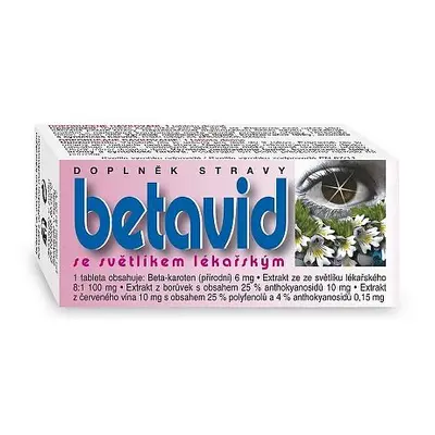 Naturvita Betavid Se Světlíkem Lékařským Tbl.60