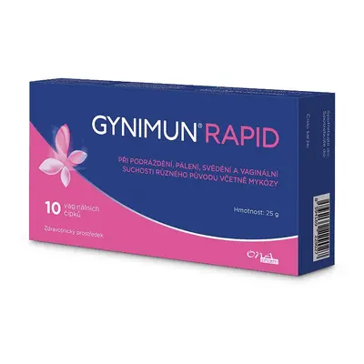 Gynimun Rapid 10 Vaginálních čípků