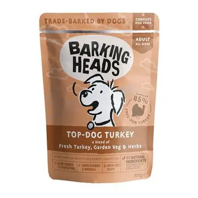 Barking Heads Top Dog Turkey kapsička 300g