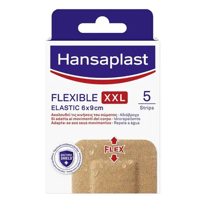 Hansaplast Flexible XXL elastická náplast 6x9 cm 5ks