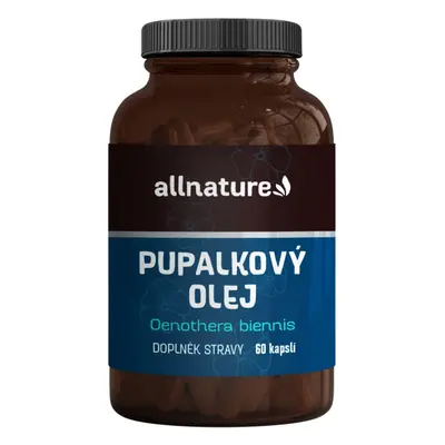 Allnature Pupalkový olej 60 kapslí