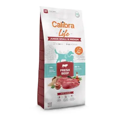 Calibra Dog Life Junior Small&medium Fresh Beef 2,5kg