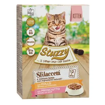 Stuzzy Cat Kapsa Kitten Kuře/šunka 12x85g