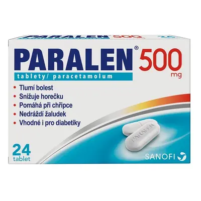 Paralen 500 mg 24 tablet