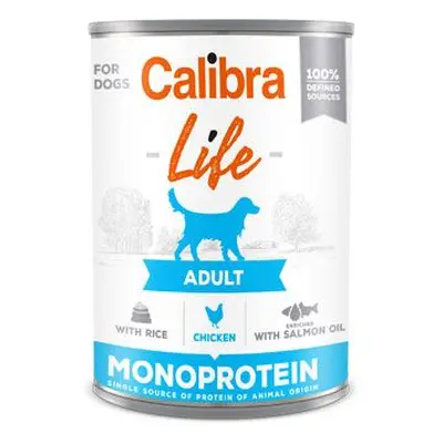 Calibra Dog Life konzerva adult Chicken With Rice 400g