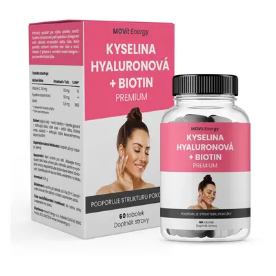 Movit Kyselina Hyaluronová+biotin Premium Tobolek 60