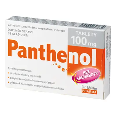 Panthenol Tablety 100mg Tbl.24 Dr.müller