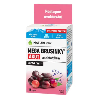 Naturevia Mega Brusinky Akut Cps.15