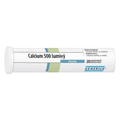 Calcium 500 šumivý Forte Generica Eff.tbl.20