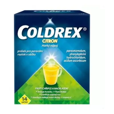 Coldrex Horký nápoj Citron 14 sáčků