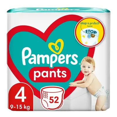 Pampers Pants velikost 4 plenkové kalhotky 9-15kg 52ks