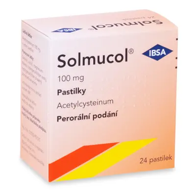 Solmucol 100mg 24 pastilek