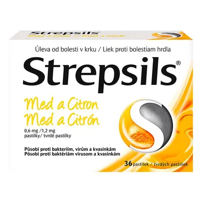 Strepsils Med A Citron 36 pastilek