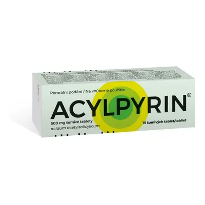 Acylpyrin 500mg 15 šumivých tablet