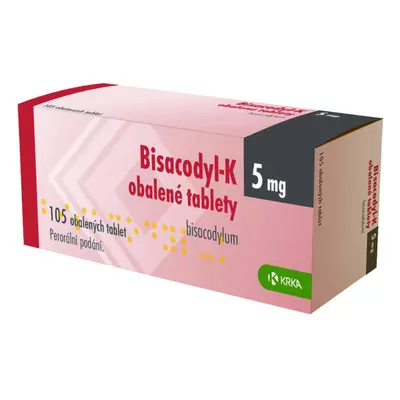 Bisacodyl Krka 5mg 105 tablet