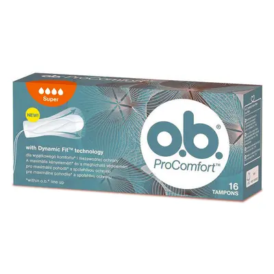 O.b. Tampony Procomfort Super 16ks