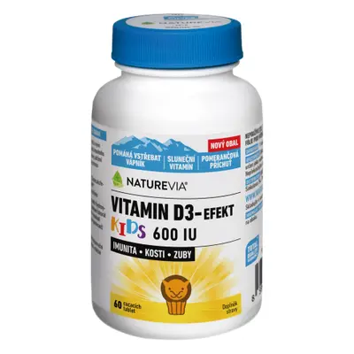 Naturevia Vitamin D3-efekt Kids Tbl.60