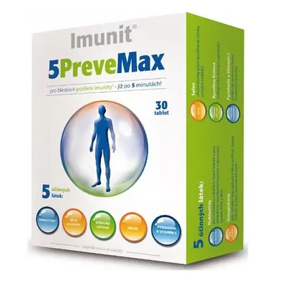 5PreveMax Imunit nukleotidy+betaglukan 30 tablet