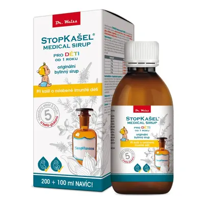 Stopkašel Medical sirup od 1 roku 200+100ml navíc