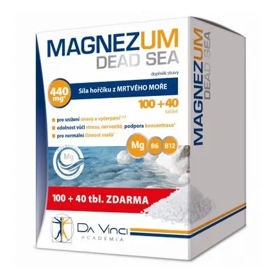 Magnezum Dead Sea Da Vinci Academia 100+40 tablet