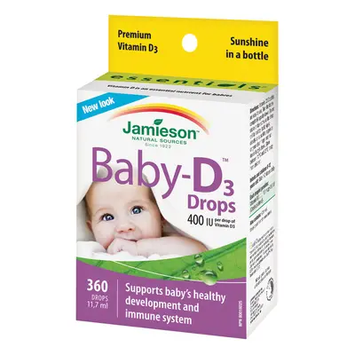 Jamieson Baby-d3 Vitamín D3 400 Iu Kapky 11.7ml