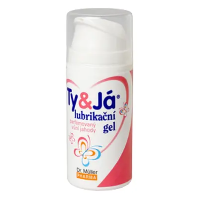 Lubrik.gel Ty&já Parf.vůní Jahody 100ml Dr.müller