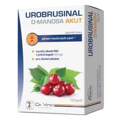 Urobrusinal D-manosa Akut Da Vinci Pharma 15 tobolek