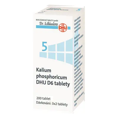 Kalium Phosphoricum DHU D6(D12) 200 neobalených tablet